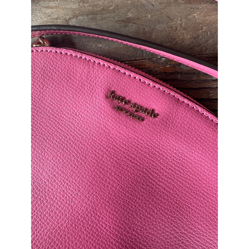 Kate Spade Cameron's pink dome crossbody pebbled leather handbag - Picture 4 of 12